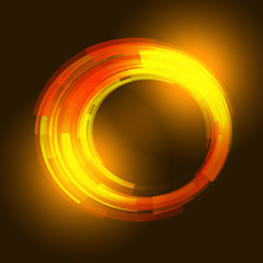 Abstract ardent background. Vector