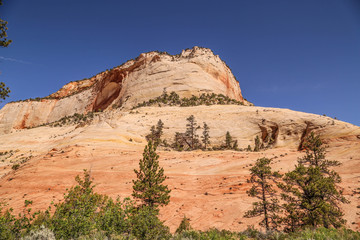 Fototapeta premium beeindruckende rot weiße Felsformationen im Westen Amerikas