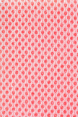 Sponge cleaning pad with nylon net texture