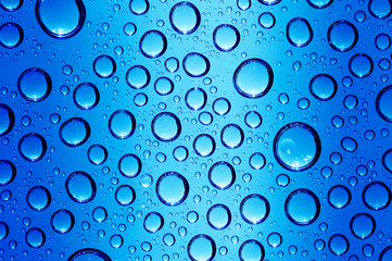  drops on glass
