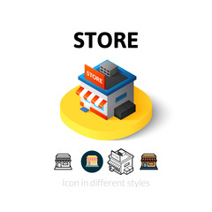 Store icon in different style