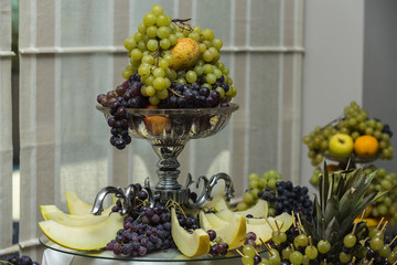 Wedding varied fruits arrangement