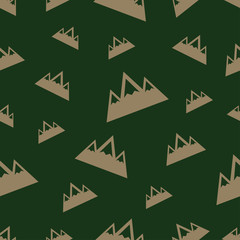 seamless pattern with Mountain