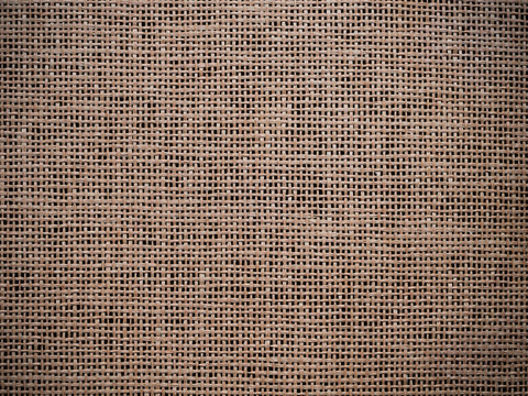 Raffia place mat plaited detail