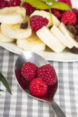 closeup of a delicious fruits - healthy snack
