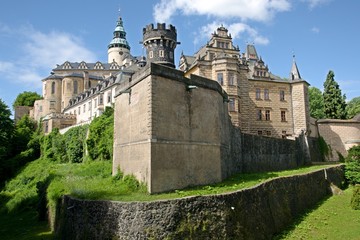 Fototapeta na wymiar Castle Frydlant in northern Bohemia, Czech republic
