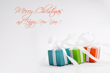 Merry Christmas and Happy New Year - Christmas card