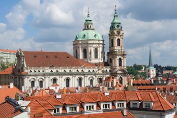St. Nicholas Church in Prague, Bohemia, Czech republic 