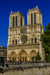 Naklejka na ściany i meble Cathedral Notre Dame de Paris. France.