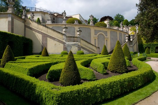 Vrtbovska Garden in Mala Stran, Prague, Czech republic 
