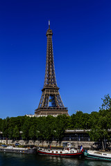 Fototapeta premium Tour Eiffel (Eiffel Tower), Champ de Mars in Paris, France.