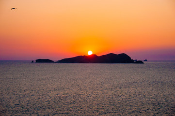 Naklejka na ściany i meble Ibiza Sonnenuntergang