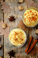 pumpkin spice cheesecake mousse