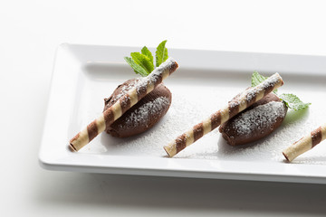 Mousse au Chocolat Röllchen