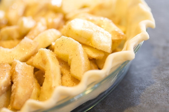 Apple Pie ready for baking