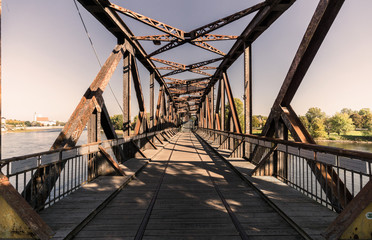 Obraz premium Hubbrücke in Magdeburg