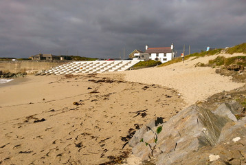 Obraz premium Sonnige Strandlandschaft im Ring Of Beara