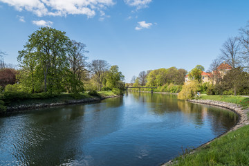 Fototapeta na wymiar Canal in Malmo