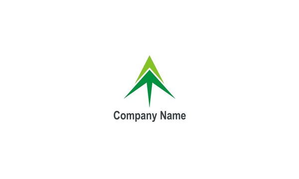 arrow up green company logo