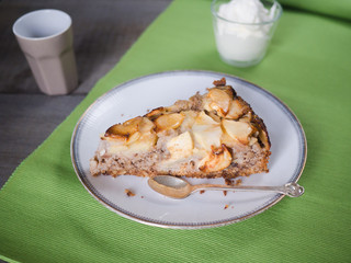 Leckerer Apfel-Walnußkuchen