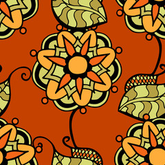 Vector Seamless Floral Pattern