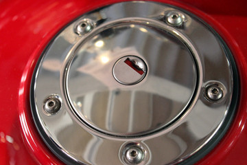 Fototapeta premium Motorcycle Fuel Tank Door
