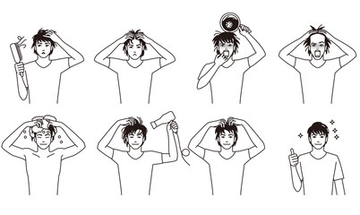 男性のヘアケア