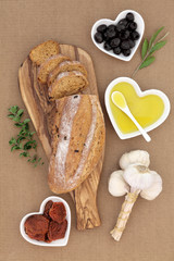 Tomato and Olive Rustic Bread