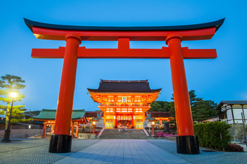 Fushimi Inari Shrine ,  Famous and important Shinto shrine in southern Kyoto , Japan