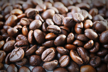 Coffee beans background