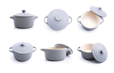 Grey  pot ceramic set