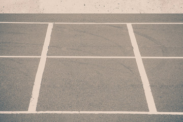 Fototapeta premium Empty space at outdoor car parking lot