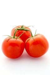 Fresh Red Tomatoes With Stem