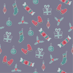Xmas seamless pattern