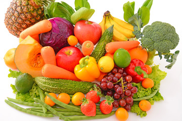 新鮮な野菜と果物