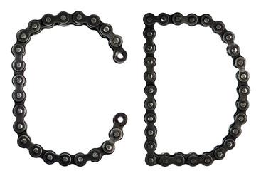 chain of font, C and D