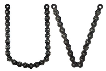 chain of font, U and V