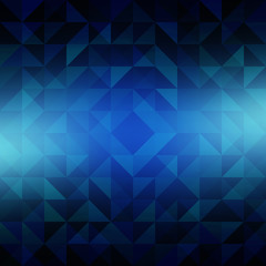 Blue abstract geometric background