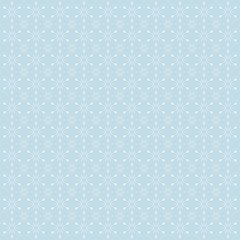 Abstact pattern with snowflakes