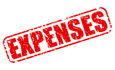 EXPENSES red stamp text