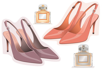 Shoes and perfume