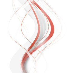 Welle Wellen Hintergrund Textur Schwung Rot Weiß