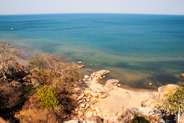 Bay at Lake Malawi.