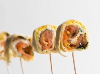 Räucherlachs Wraps