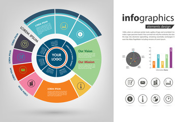 company roadmap and milestone plan infographic