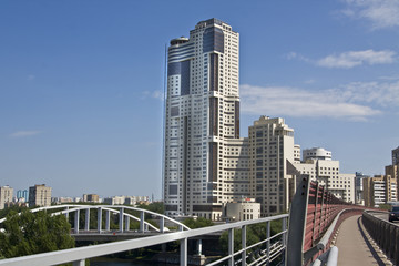 Naklejka premium Moscow, modern skyscraper