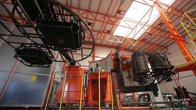 Industrial loading crane factory