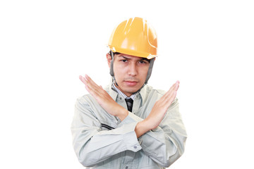 禁止の意思表示をする労働者