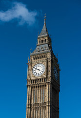 Fototapeta na wymiar Close up of Big Ben in London, England