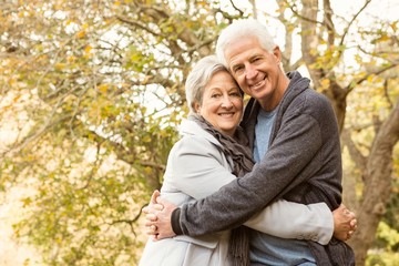 Senior couple in the park
